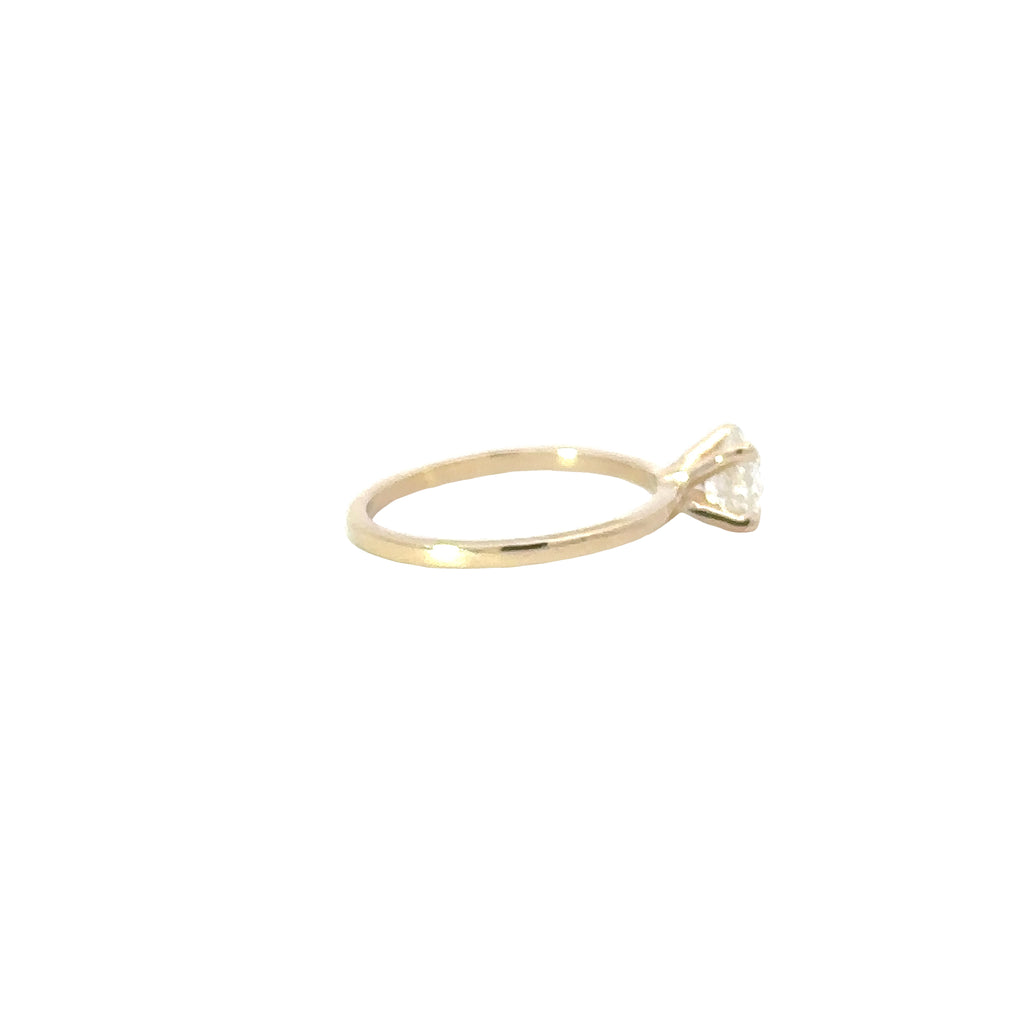 1.01 CT Round E/SI1 CVD Diamond Solitaire Engagement Ring - Camila Brown
