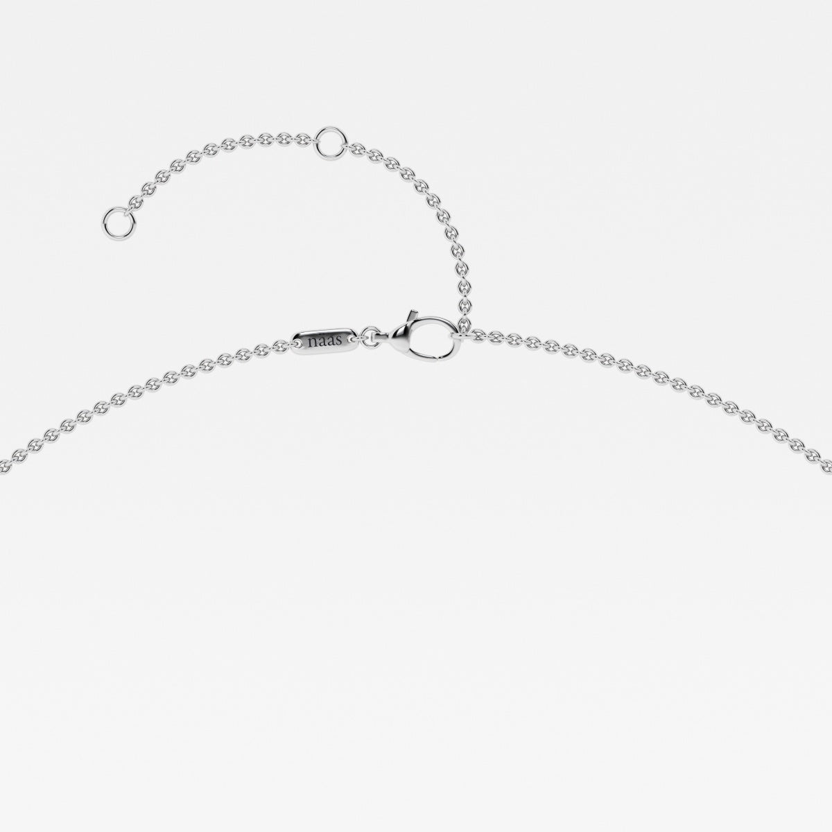 0.50 CT Radiant Moissanite Diamond Solitaire Necklace - Camila Brown