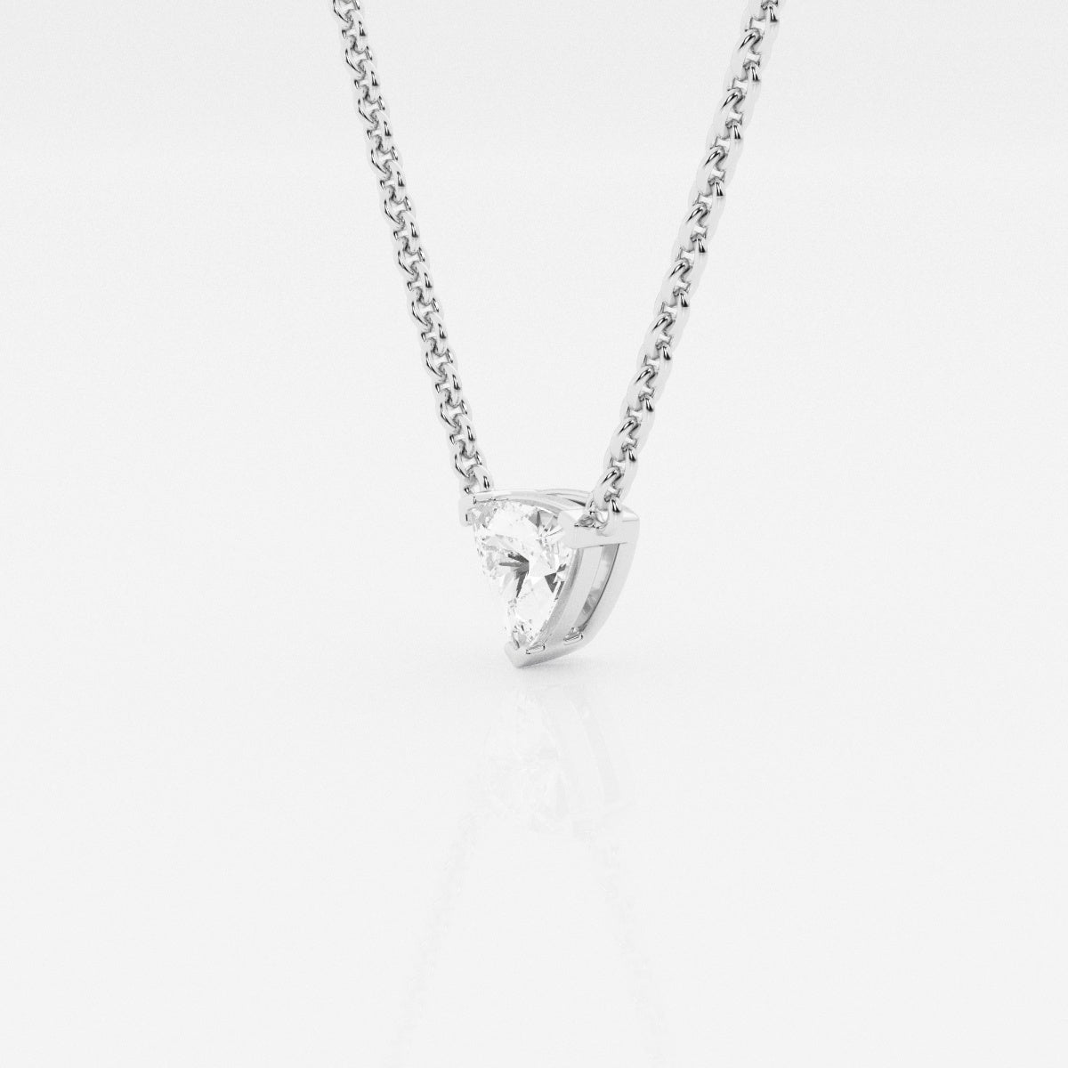 0.50 CT Trillion Moissanite Diamond Solitaire Necklace - Camila Brown