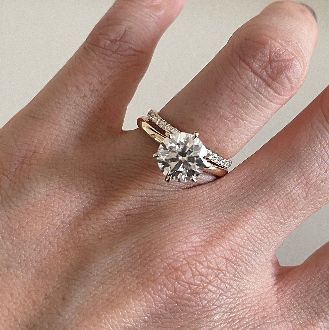 0.20 TCW Round CVD Diamond Full Eternity Wedding Band - Camila Brown