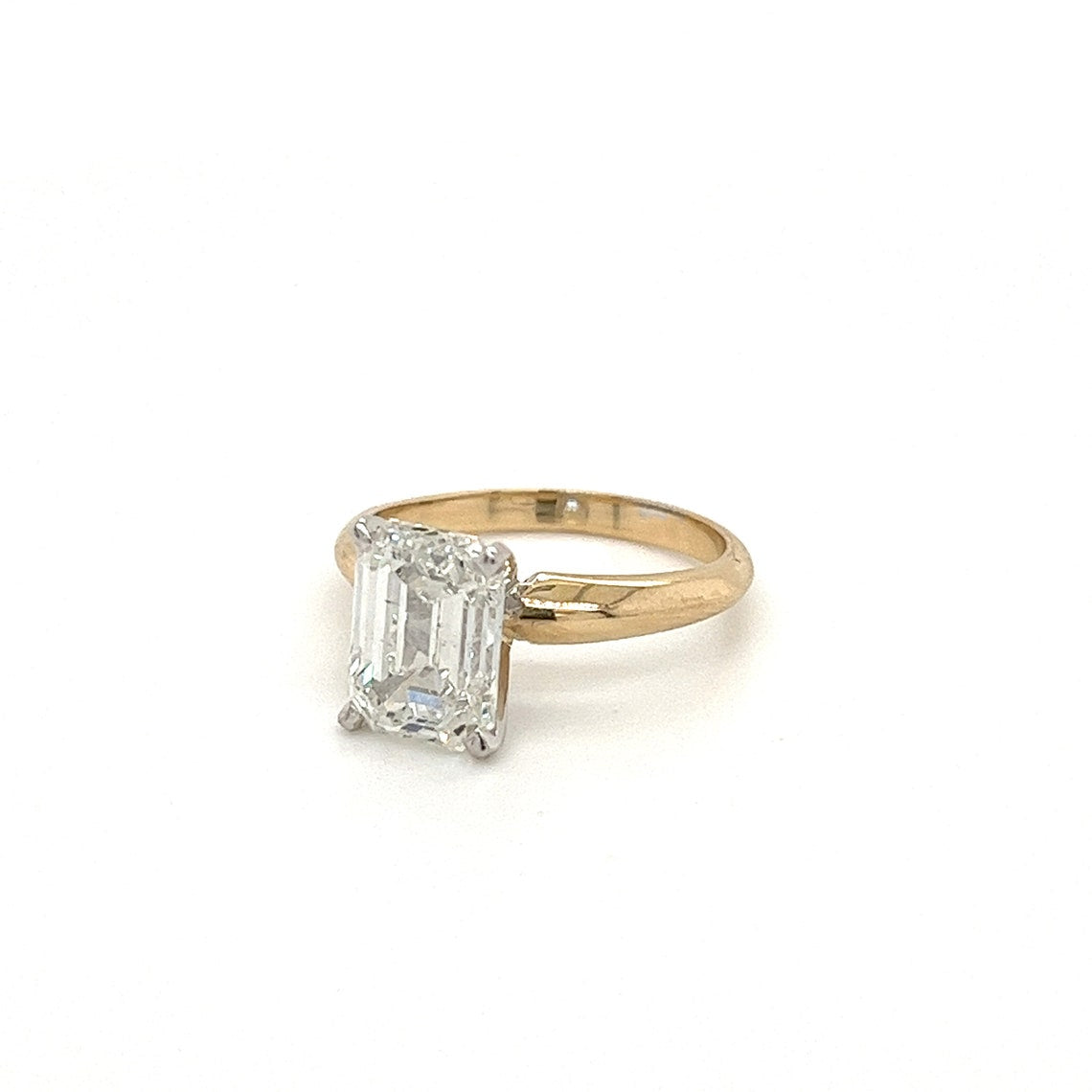 1.0 - 3.0 CT Emerald G/VS2 CVD Diamond Solitaire Engagement Ring - Camila Brown