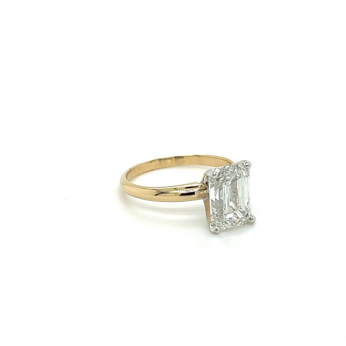 1.0-3.0 CT Emerald G/VS1 CVD Diamond Solitaire Engagement Ring - Camila Brown