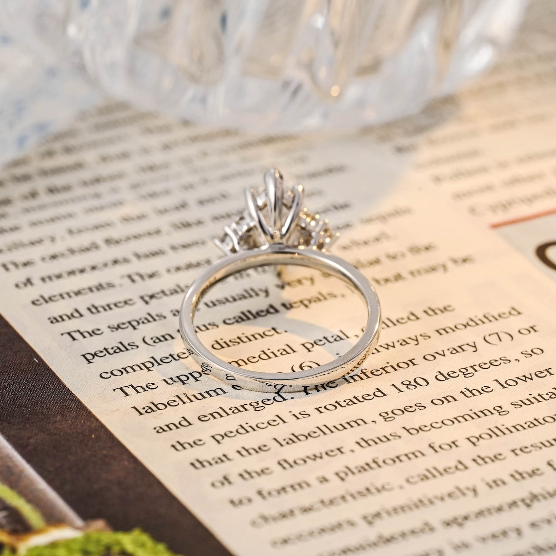 1.0 - 3.0 CT Marquise F/VS1 CVD Diamond Cluster Engagement Ring - Camila Brown