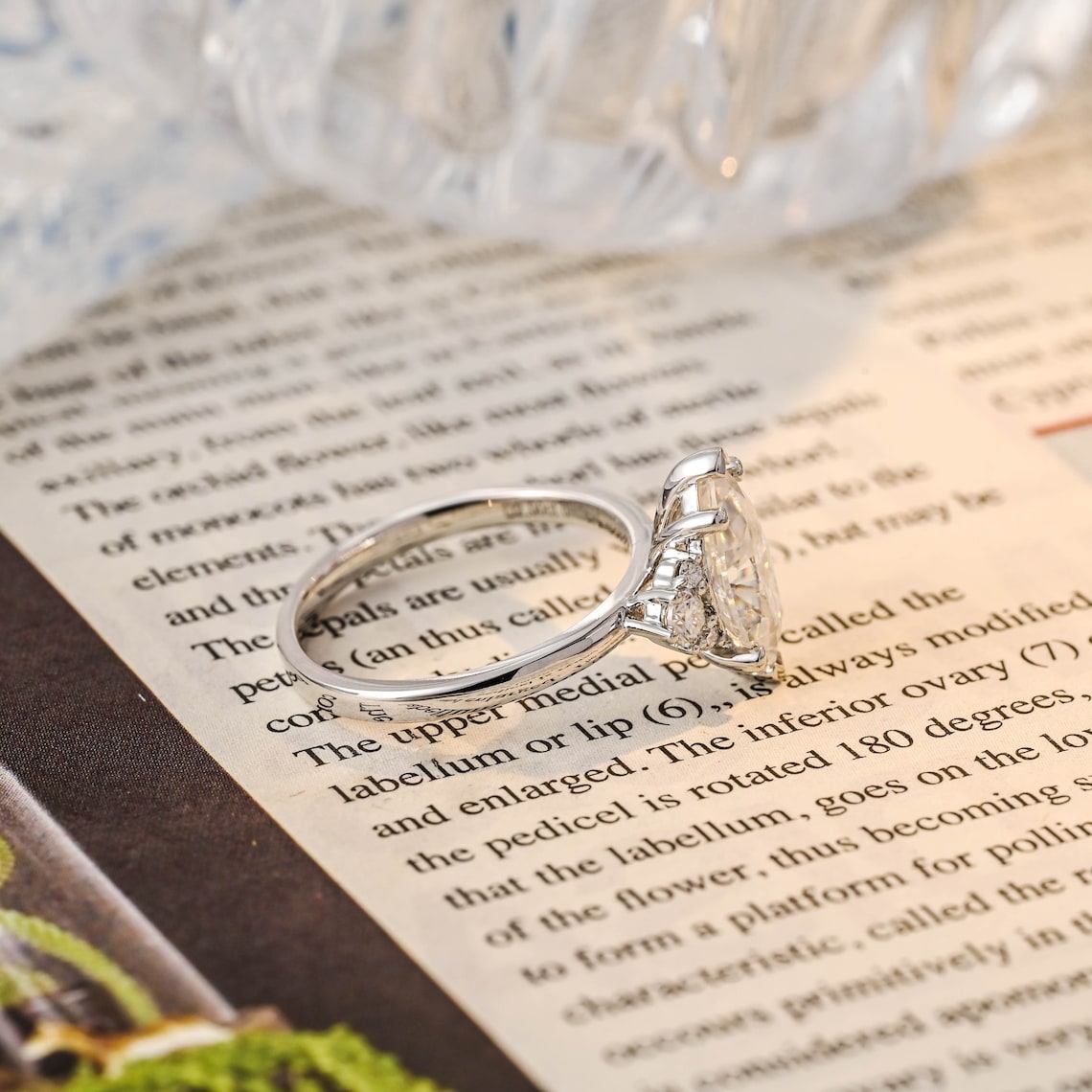 1.0 - 3.0 CT Marquise F/VS1 CVD Diamond Cluster Engagement Ring - Camila Brown