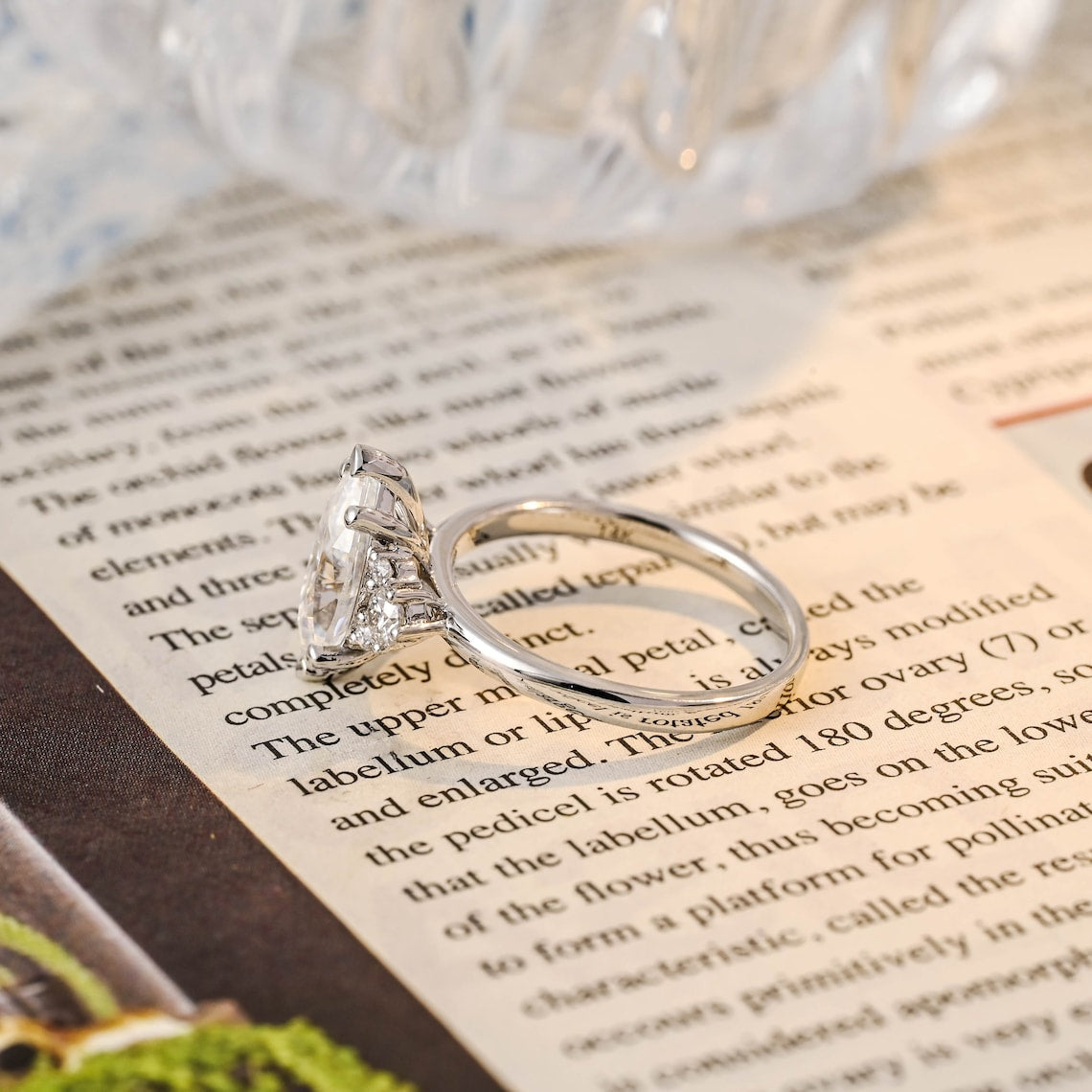 1.0 - 3.0 CT Marquise F/VS1 CVD Diamond Cluster Engagement Ring - Camila Brown