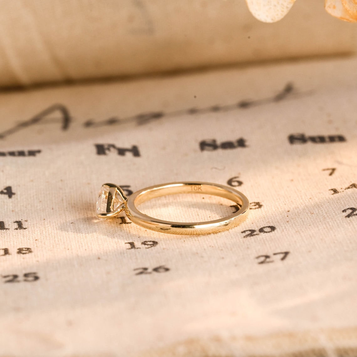 3.0 CT Pear F/VS1 CVD Diamond Solitaire Engagement Ring - Camila Brown