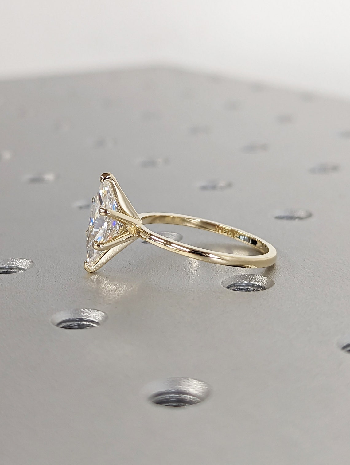 1.0 - 3.0 CT Marquise F/VS1 CVD Diamond Solitaire Engagement Ring - Camila Brown