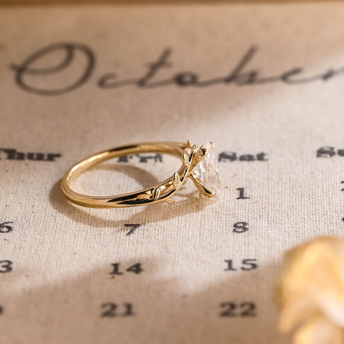 1.0 - 3.0 CT Marquise F/VS1 CVD Diamond Art Deco Engagement Ring - Camila Brown