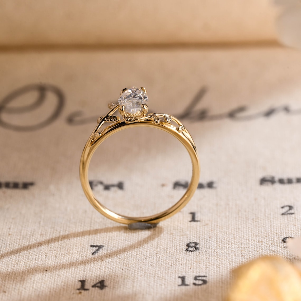 1.0 - 3.0 CT Marquise F/VS1 CVD Diamond Art Deco Engagement Ring - Camila Brown