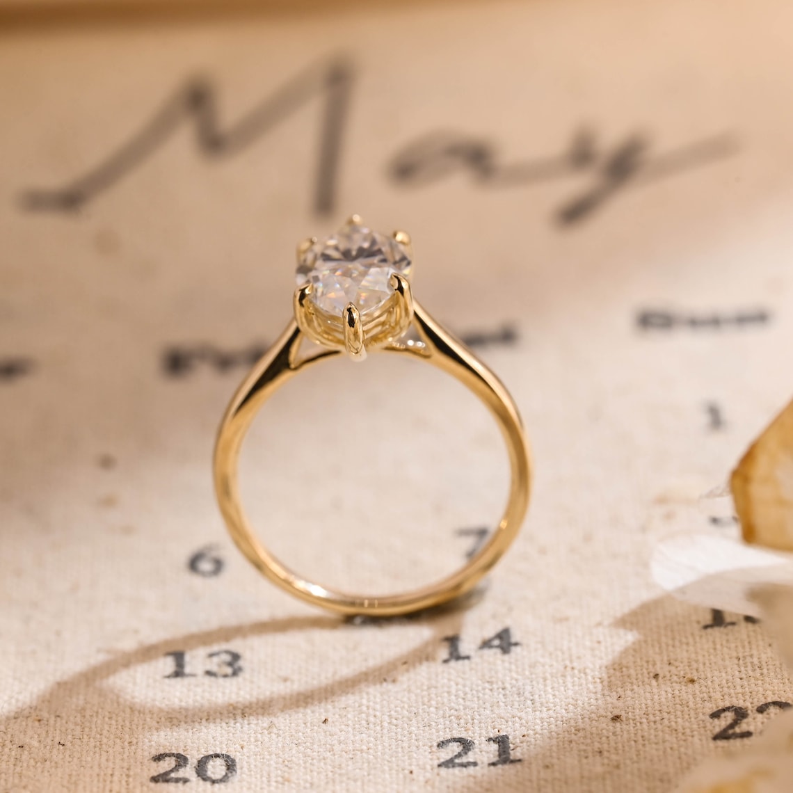 1.0 - 3.0 CT Marquise F/VS1 CVD Diamond Solitaire Engagement Ring - Camila Brown