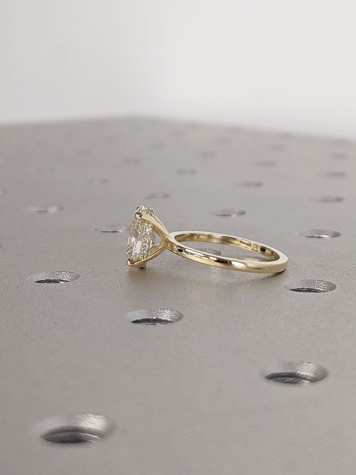 1.50 CT Oval F/VS1 CVD Diamond Solitaire Engagement Ring - Camila Brown