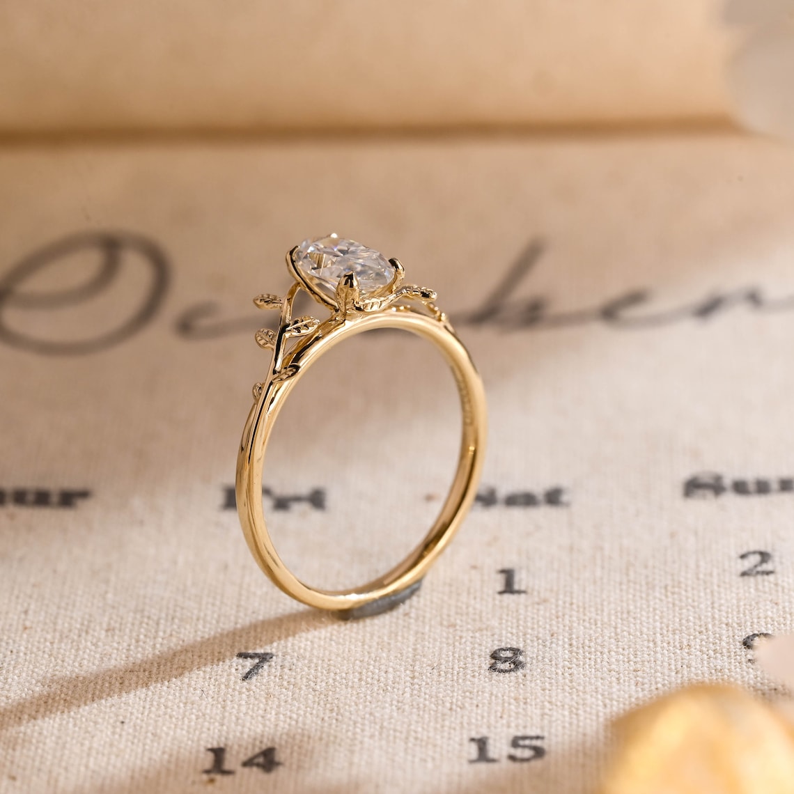 1.0 - 3.0 CT Marquise F/VS1 CVD Diamond Art Deco Engagement Ring - Camila Brown