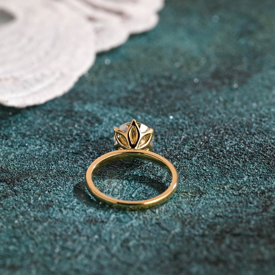 1.0-3.0 CT Round Cut F/VS1 CVD Diamond Solitaire Engagement Ring - Camila Brown