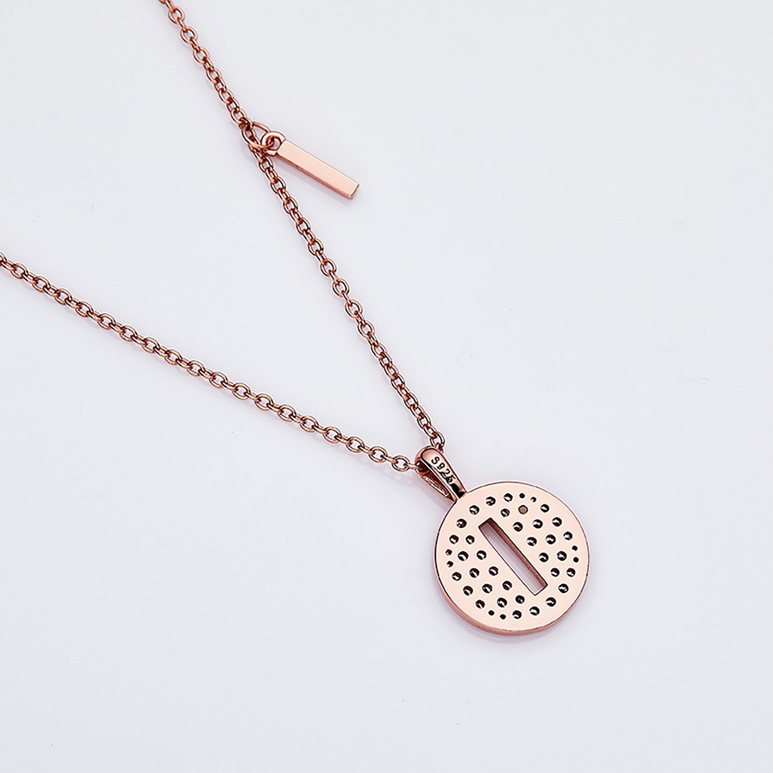 Customized "I" Letter Moissanite Diamond Necklace - Camila Brown