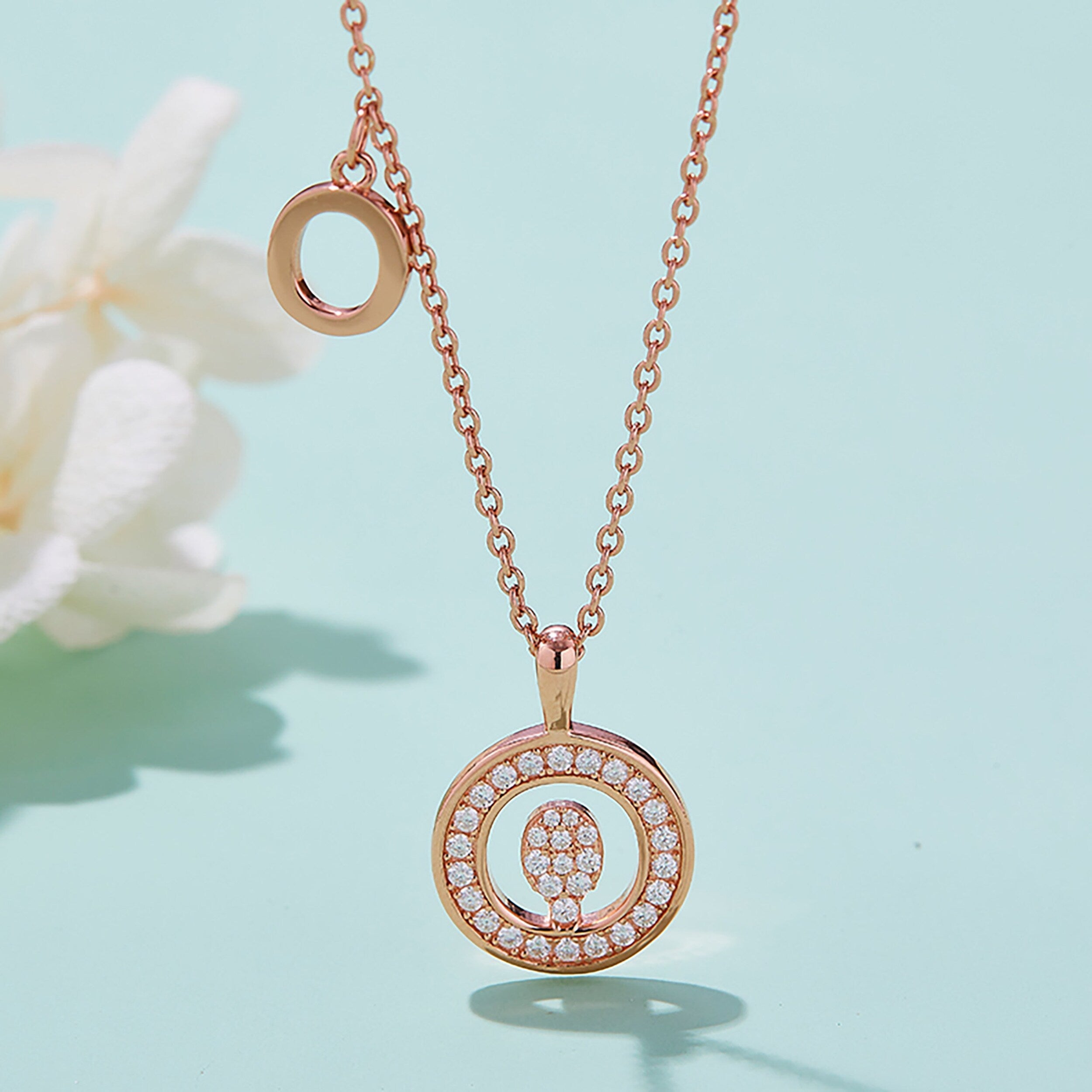 Customized A to Z Alphabet Letter Moissanite Diamond Necklace - Camila Brown