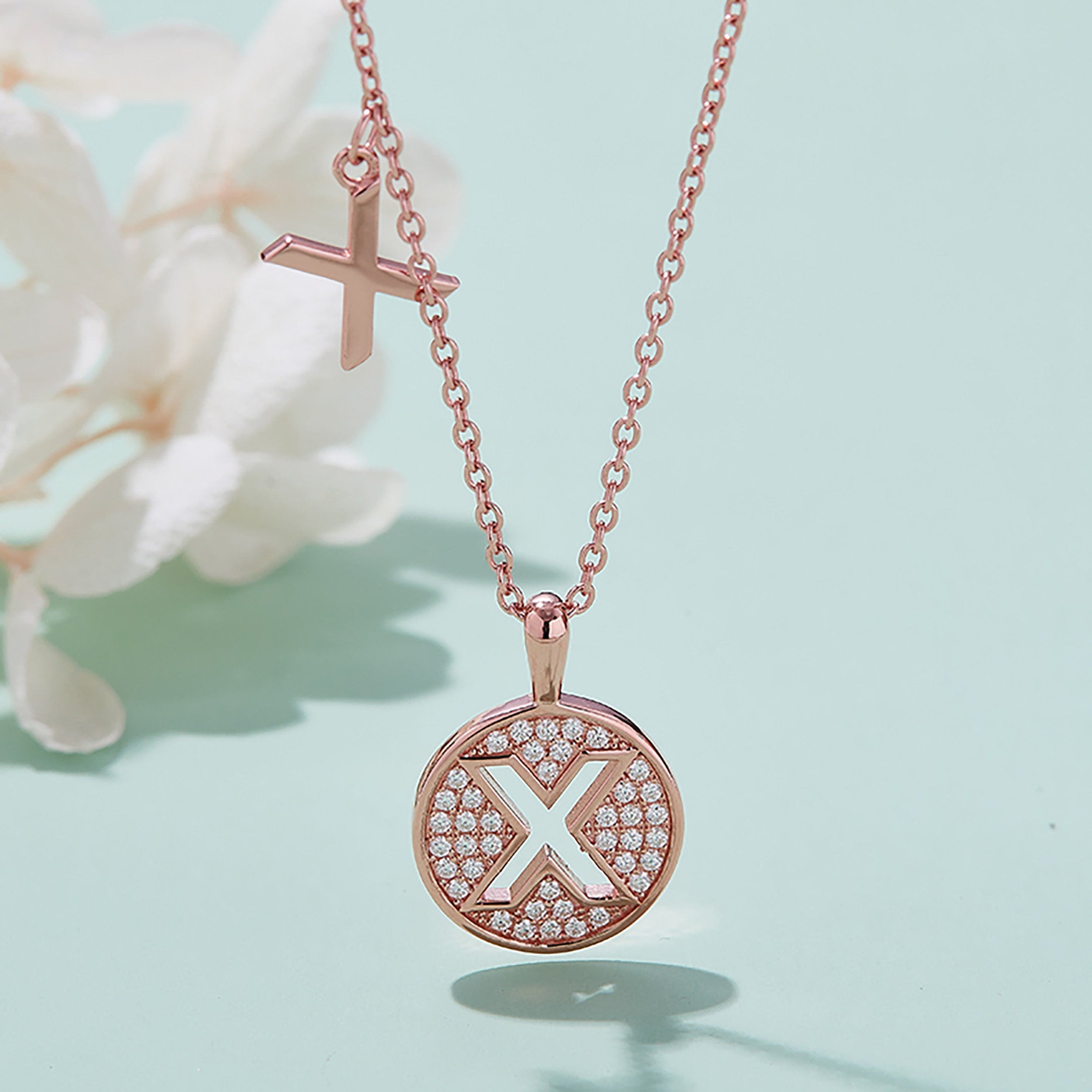 Customized A to Z Alphabet Letter Moissanite Diamond Necklace - Camila Brown