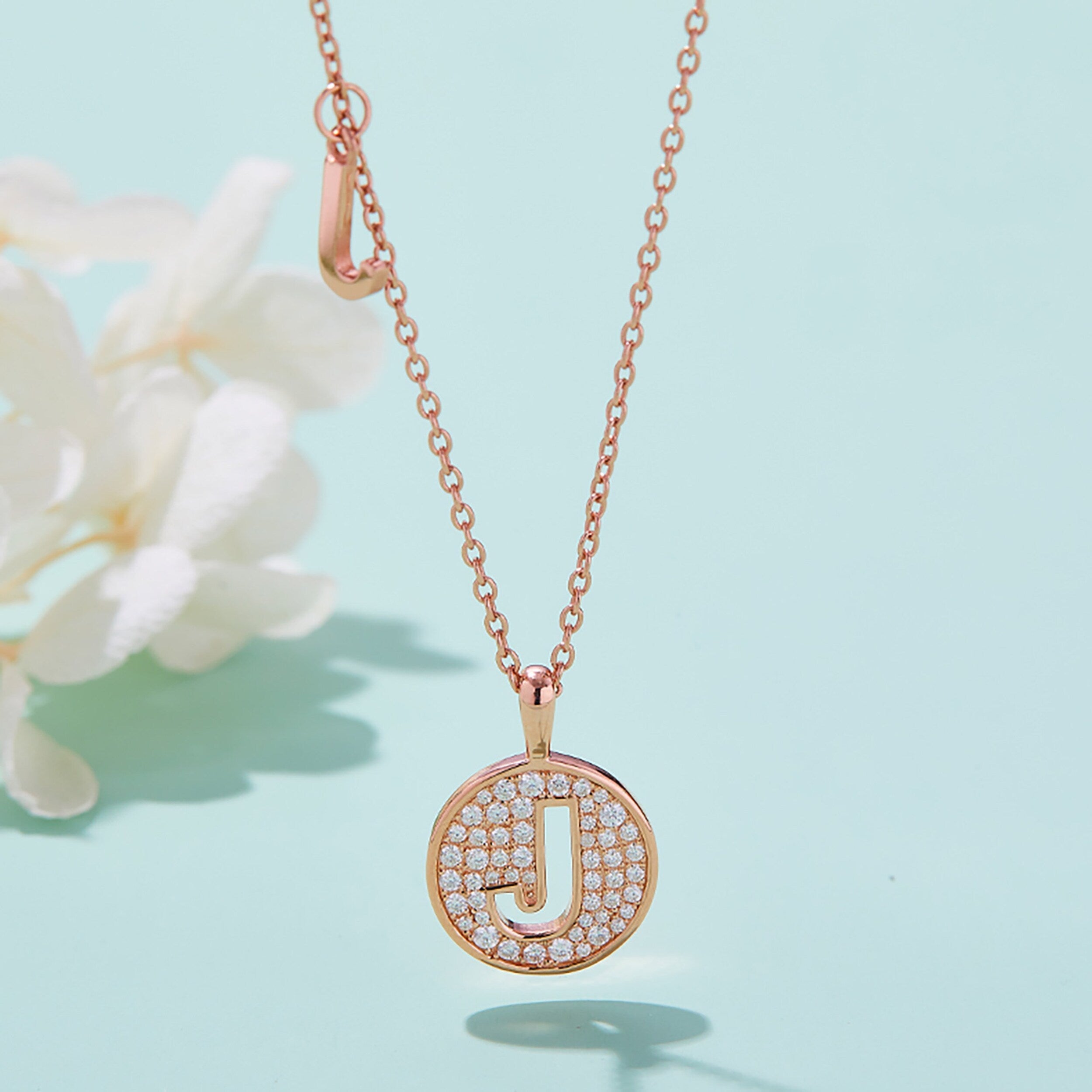 Customized A to Z Alphabet Letter Moissanite Diamond Necklace - Camila Brown