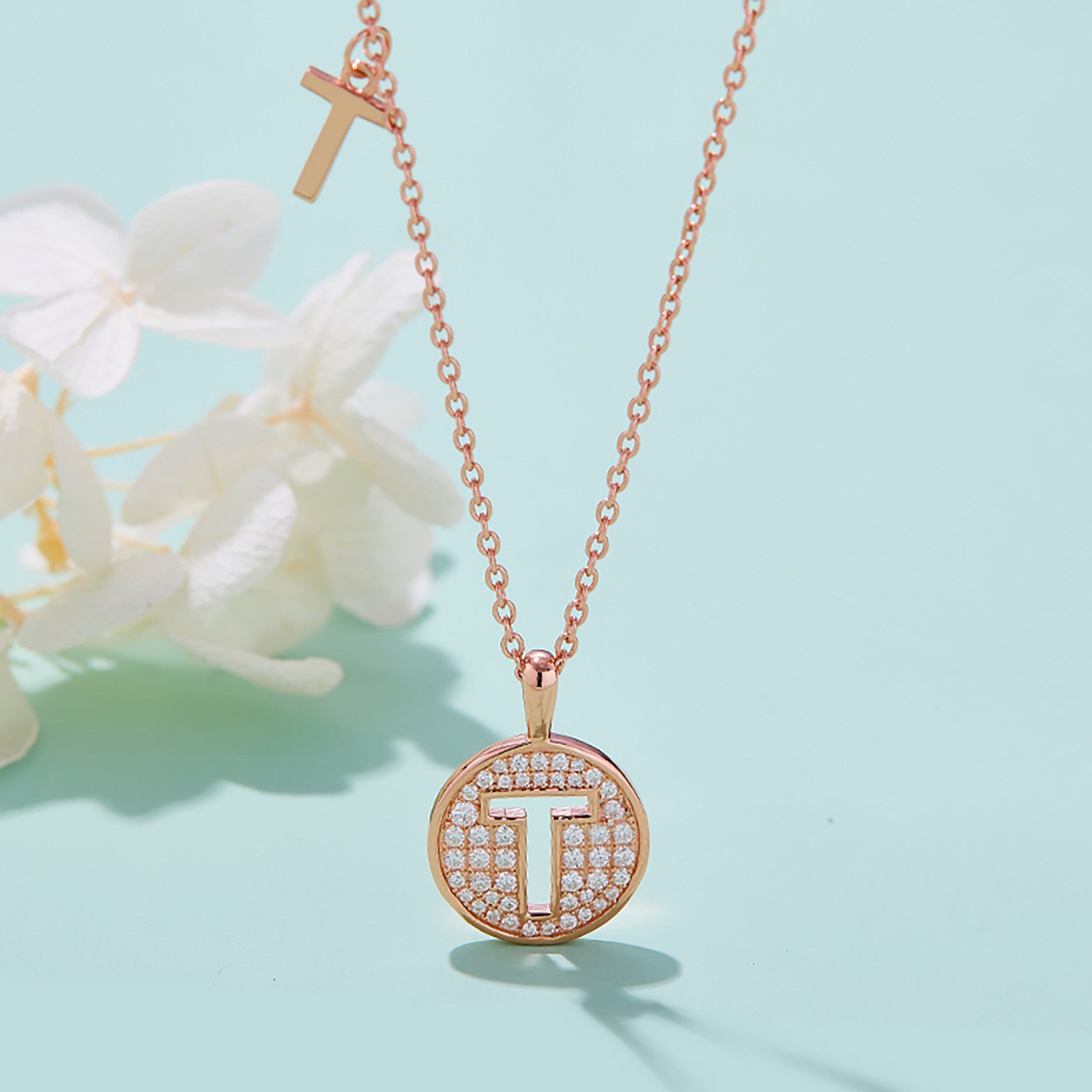 Customized A to Z Alphabet Letter Moissanite Diamond Necklace - Camila Brown