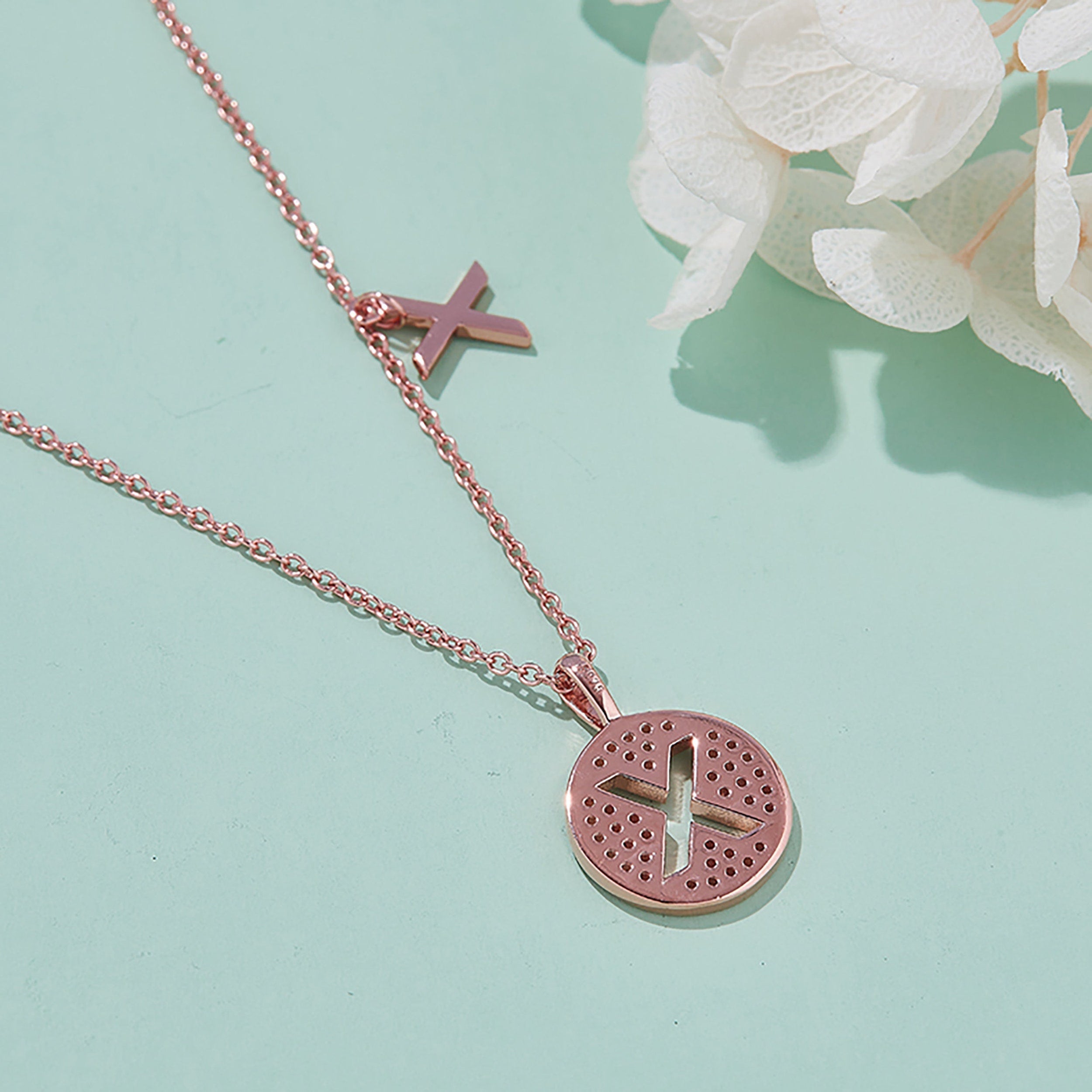 Customized "X" Letter Moissanite Diamond Necklace - Camila Brown