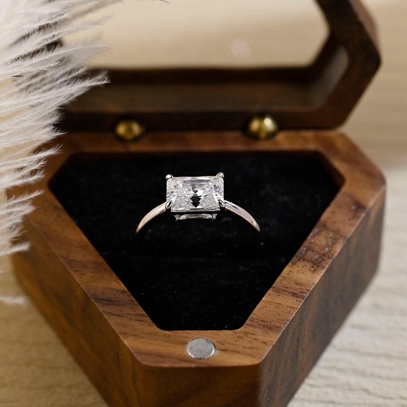 1.0 - 3.0 CT Radiant F/VS1 CVD Diamond Solitaire Engagement Ring - Camila Brown