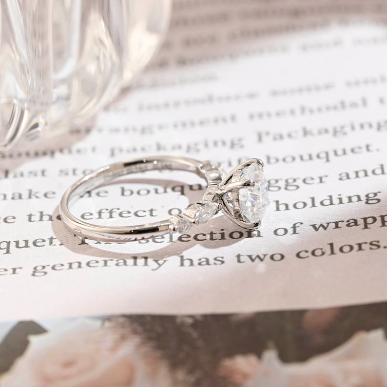 1.0-2.0 CT Round F/VS1 CVD Diamond Pave Setting Engagement Ring - Camila Brown