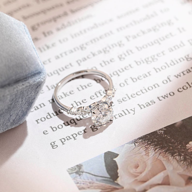 1.0-2.0 CT Round F/VS1 CVD Diamond Pave Setting Engagement Ring - Camila Brown