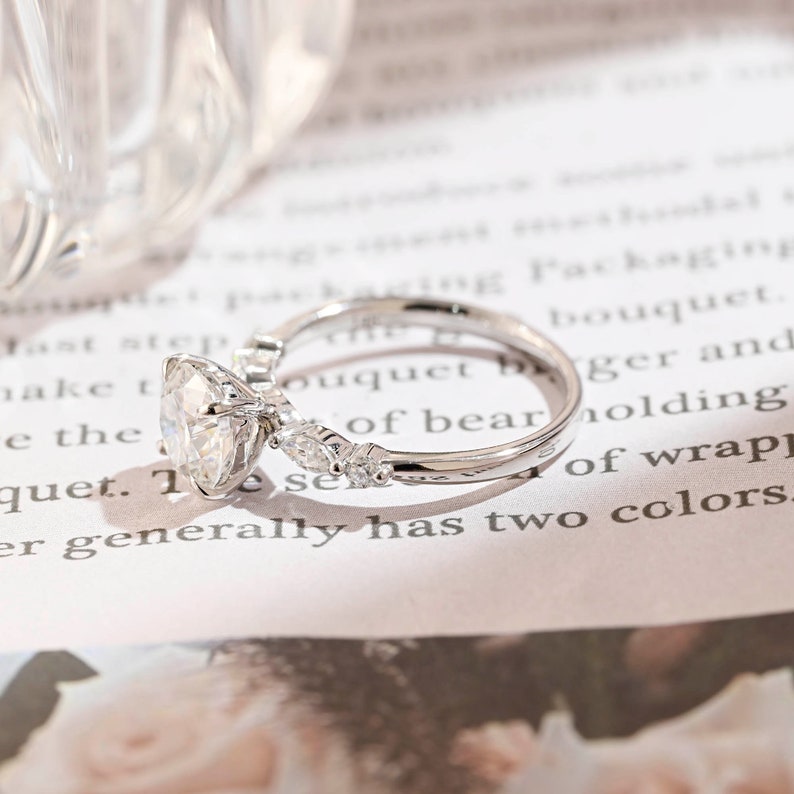 1.0-2.0 CT Round F/VS1 CVD Diamond Pave Setting Engagement Ring - Camila Brown