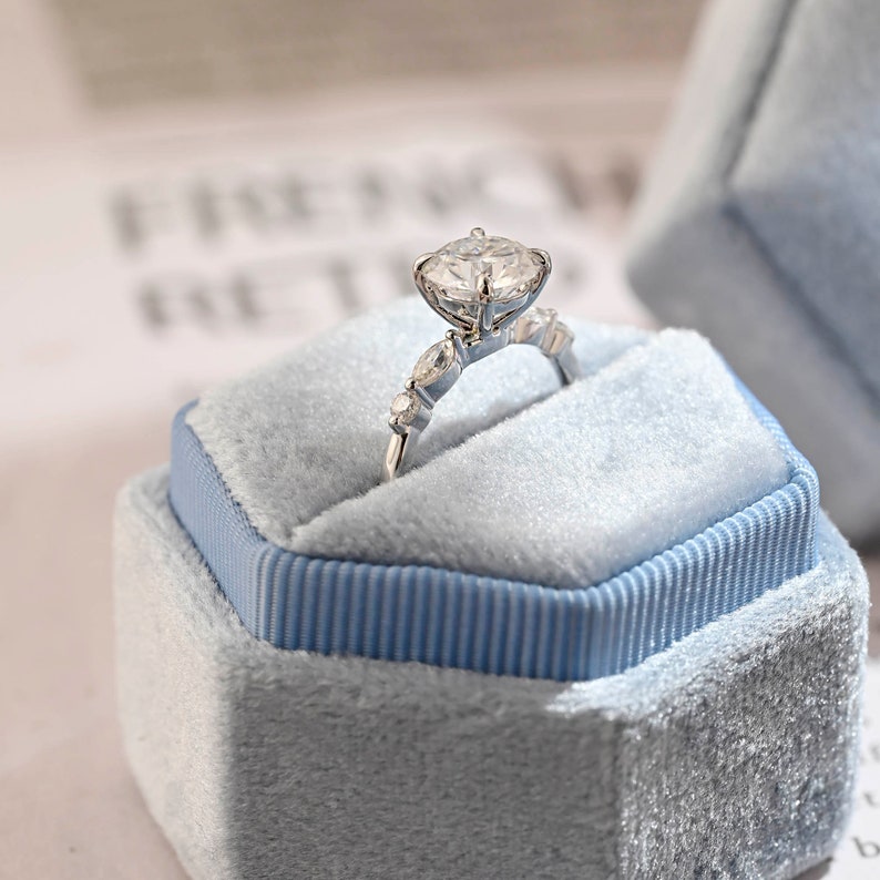 1.0-2.0 CT Round F/VS1 CVD Diamond Pave Setting Engagement Ring - Camila Brown