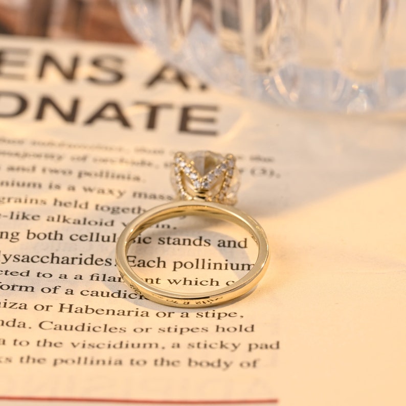 1.0-3.0 CT Round F/VS1 CVD Diamond Solitaire Engagement Ring - Camila Brown