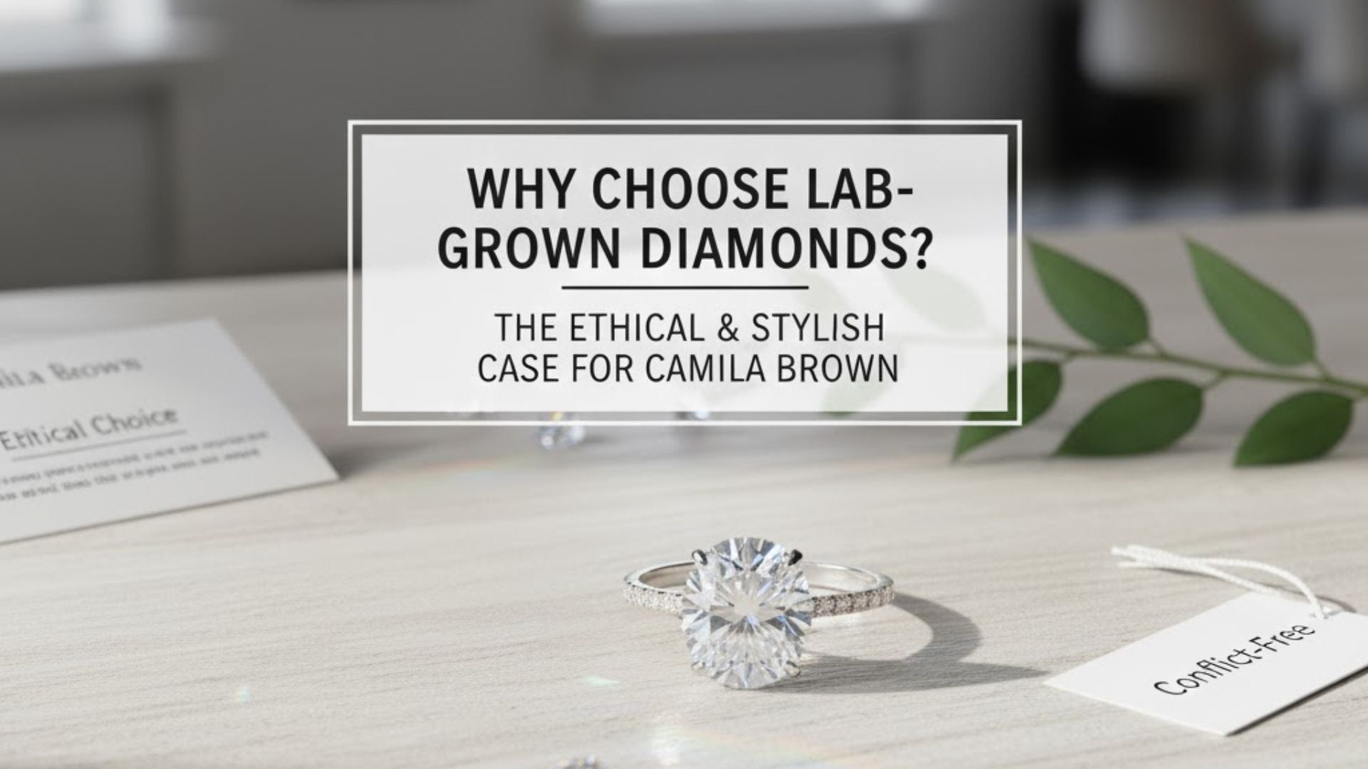 Why Choose Lab-Grown Diamonds? The Ethical & Stylish Case for Camila Brown