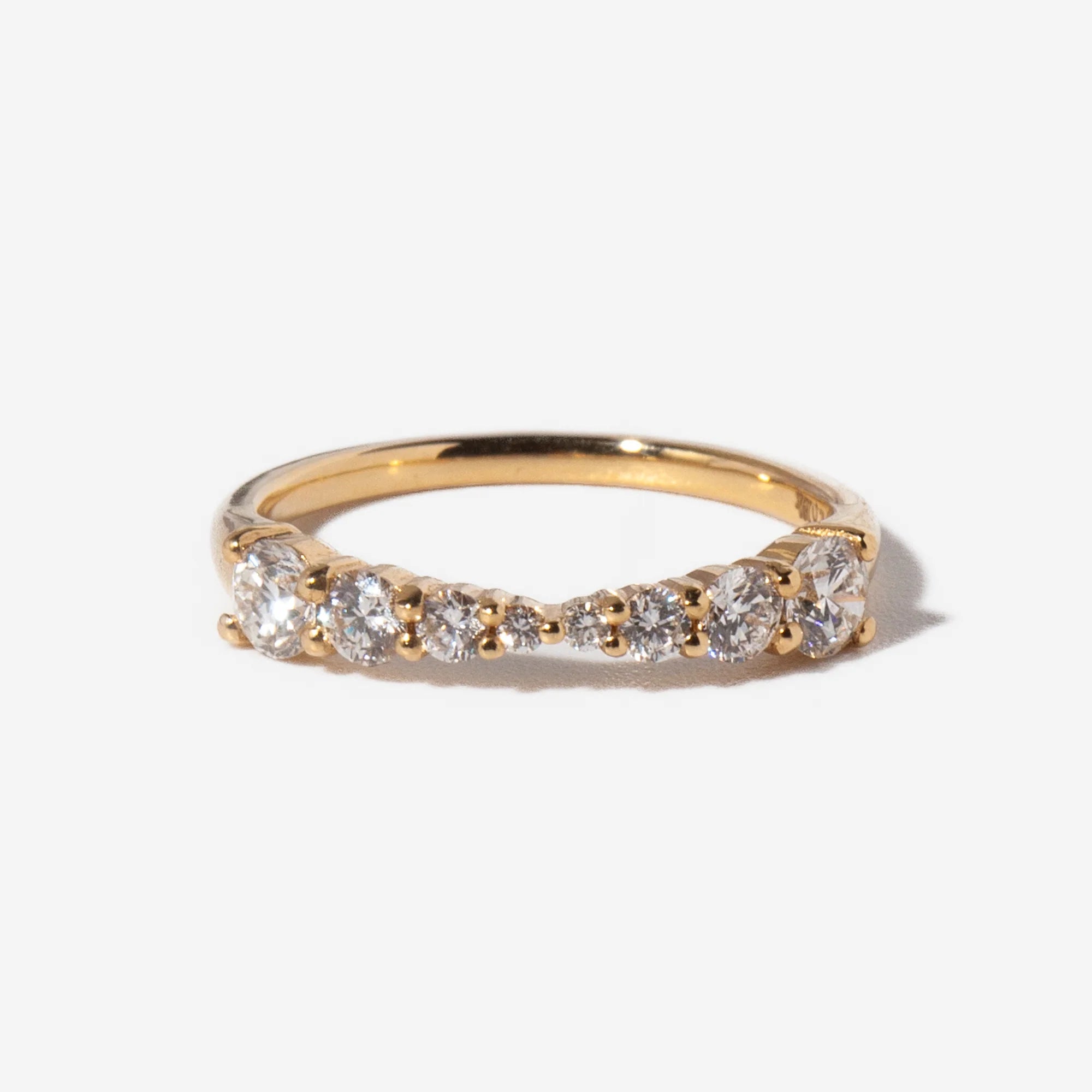0.32 TCW Round CVD Diamond Etrnity Wedding Band