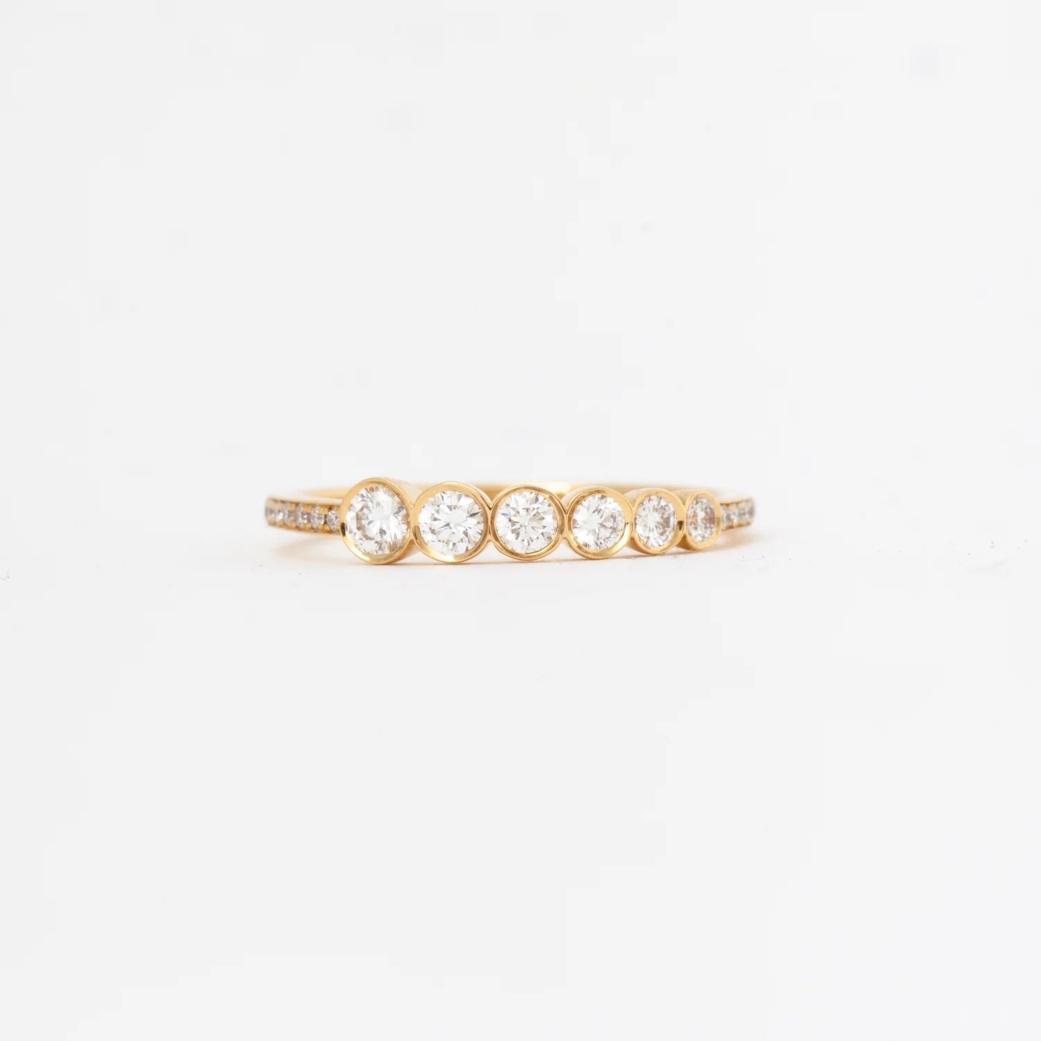 0.41 TCW Round CVD Diamond Full Eternity Wedding Band