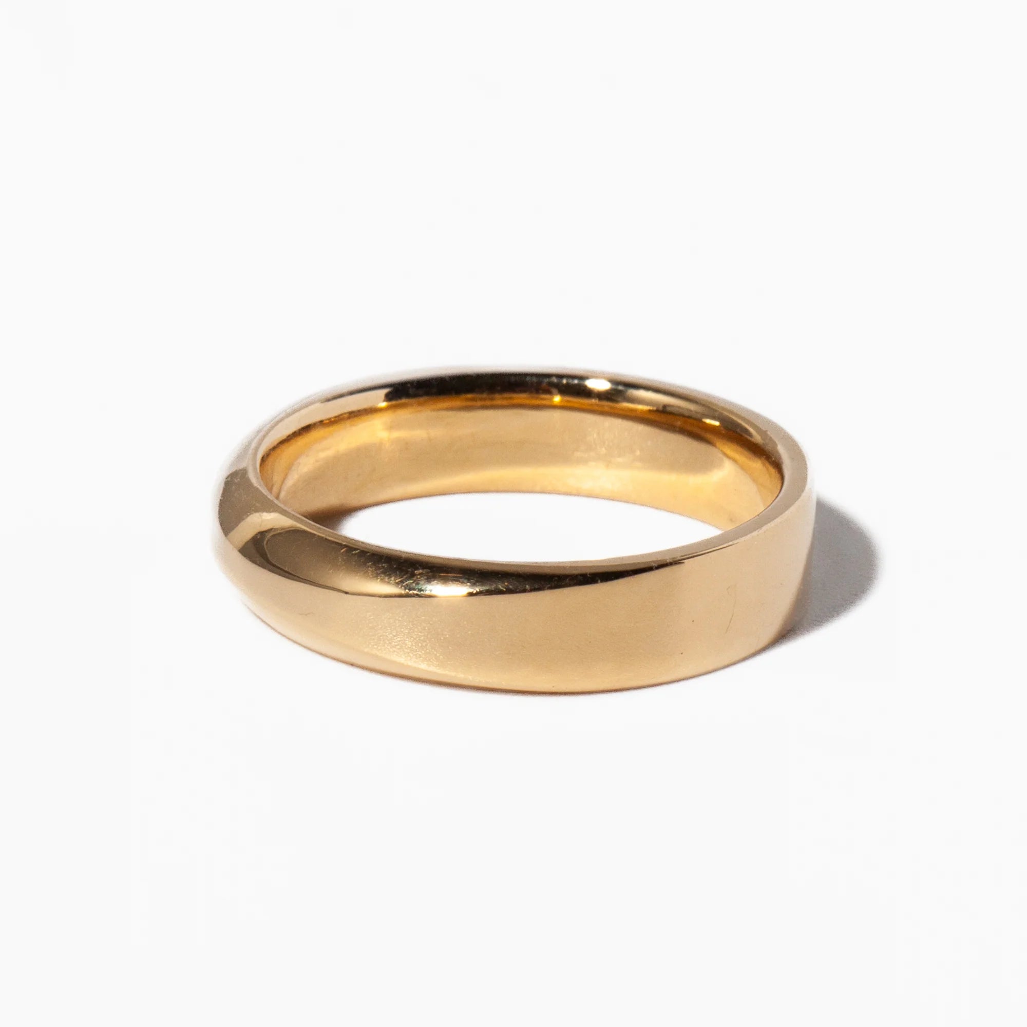 Plain Gold Wedding band