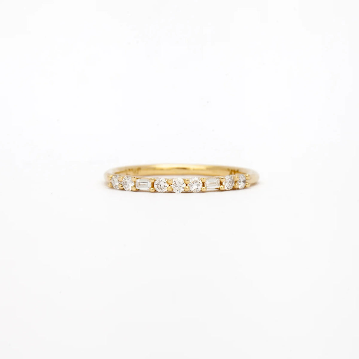 0.40 TCW Round CVD Diamond Eternity Wedding Band