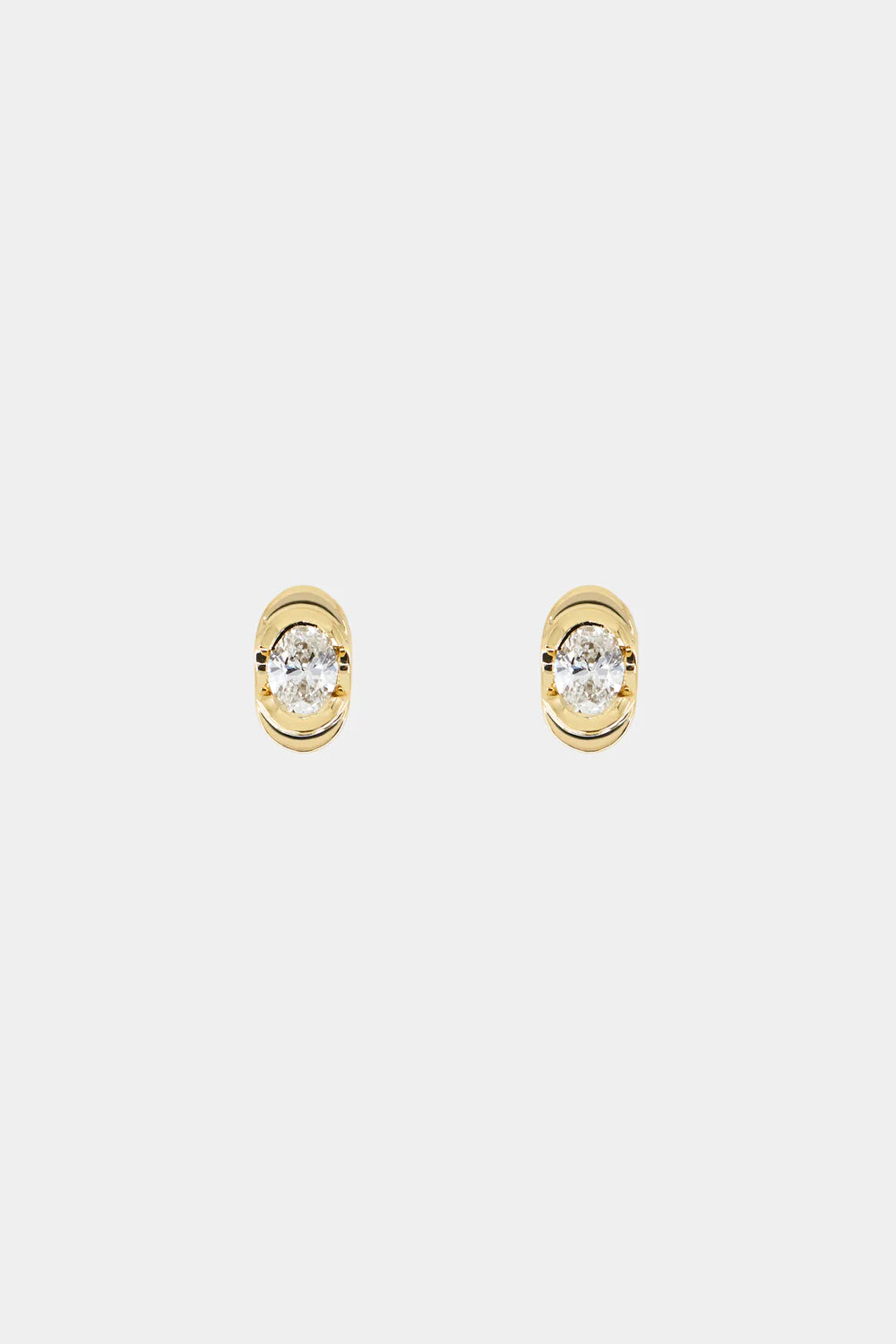 0.20 CT Mini Oval Cut Moissanite Diamond Studs Earrings