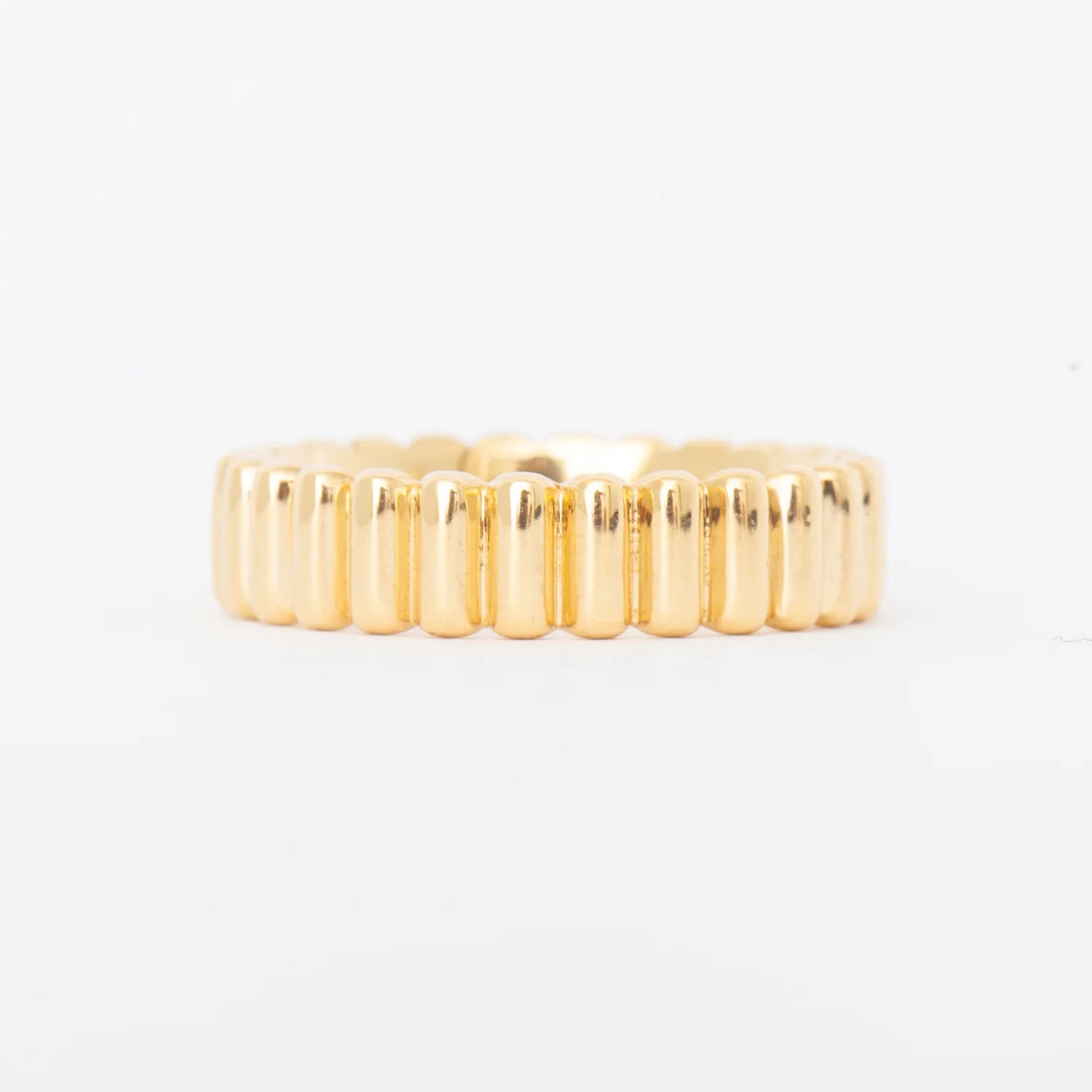 Plain tubogas wedding band