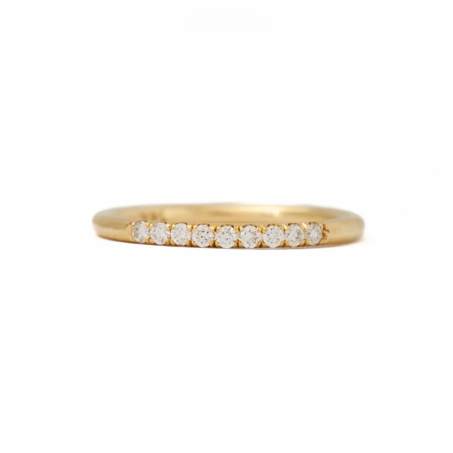 0.30 TCW Round CVD Diamond Eternity Wedding Band