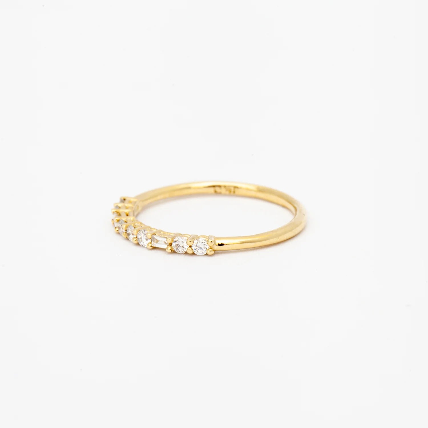 0.40 TCW Round CVD Diamond Eternity Wedding Band