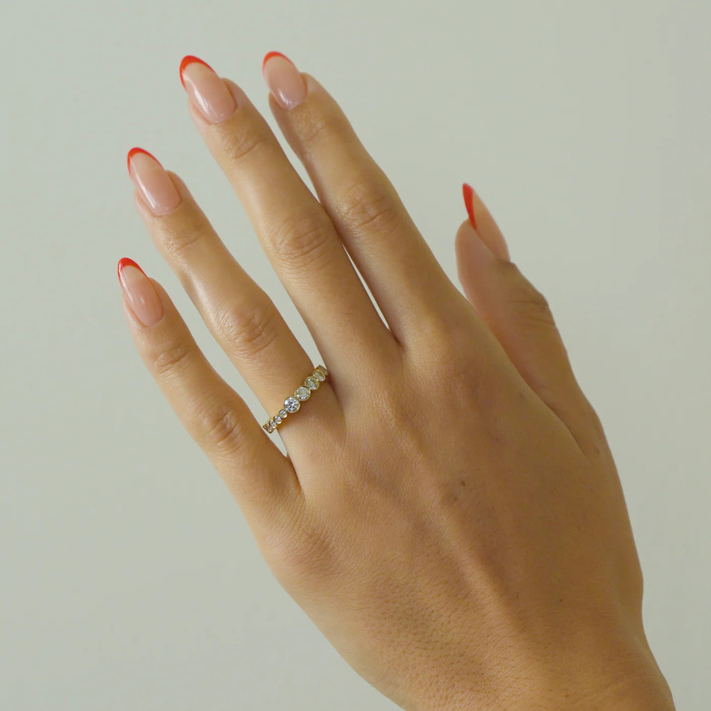 1.66 TCW Round CVD Diamond Full Eternity Wedding Band