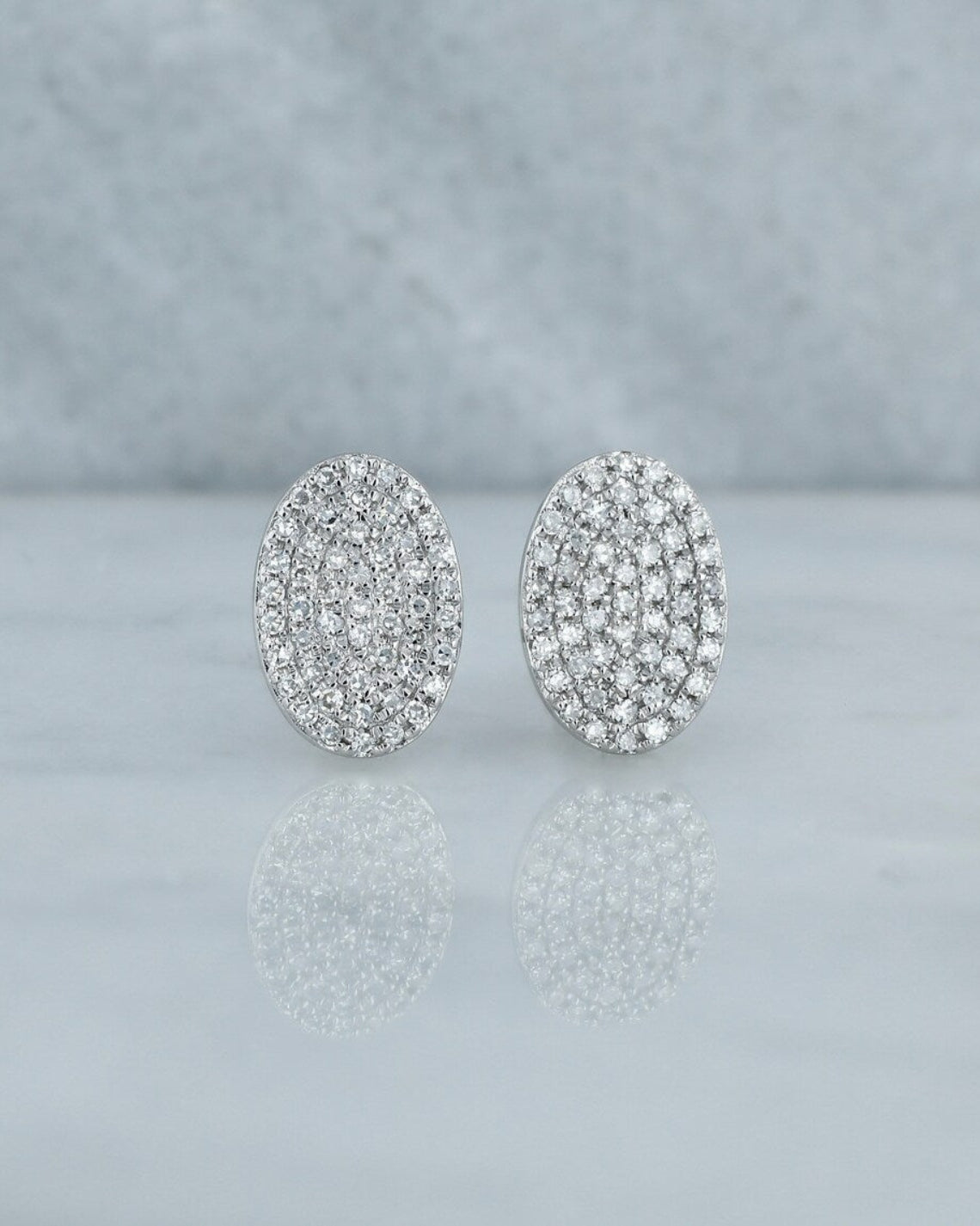 0.30 Round Moissanite Diamond Stud Earrings - Camila Brown