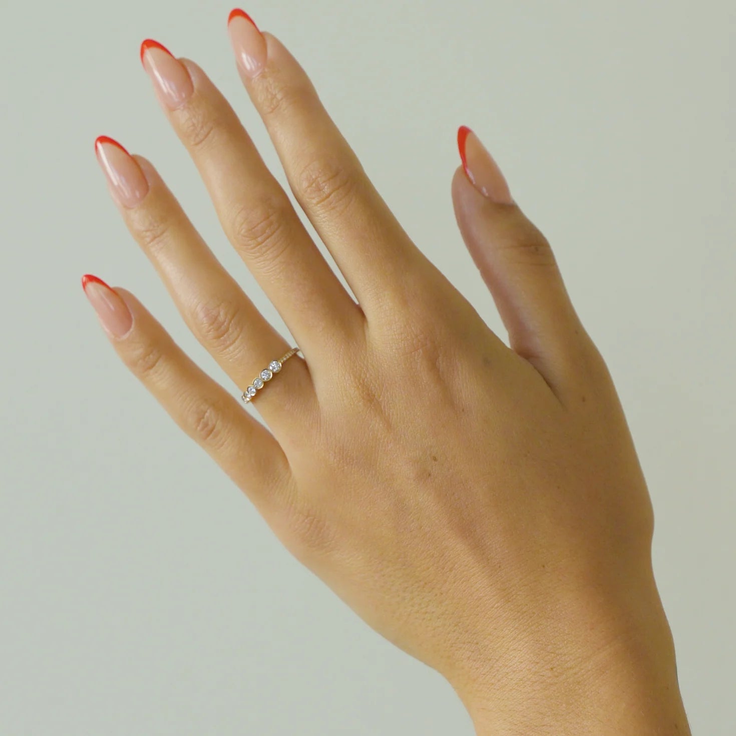 0.41 TCW Round CVD Diamond Full Eternity Wedding Band