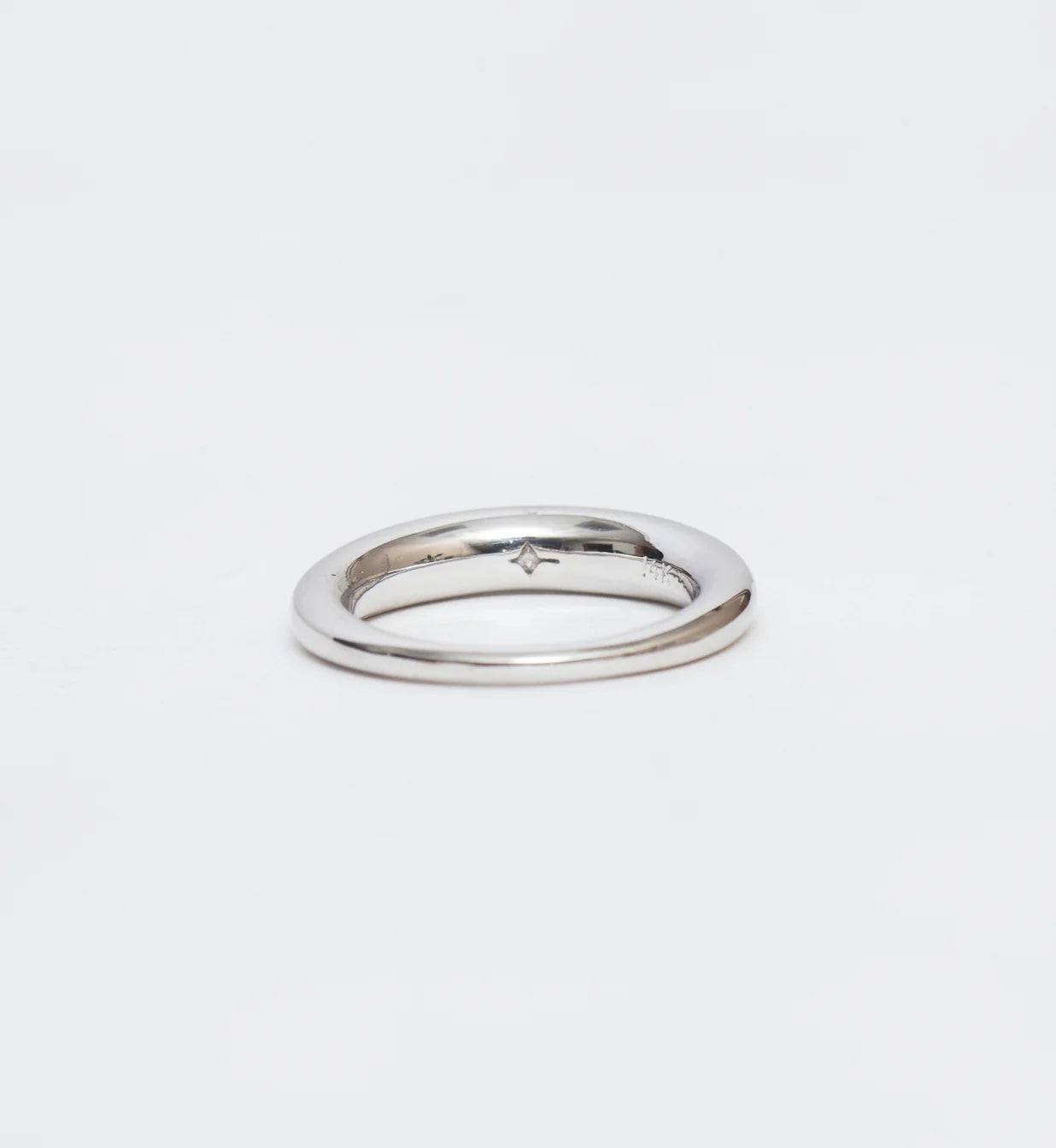 0.11 TCW Round CVD Diamond Channel Setting Wedding Band