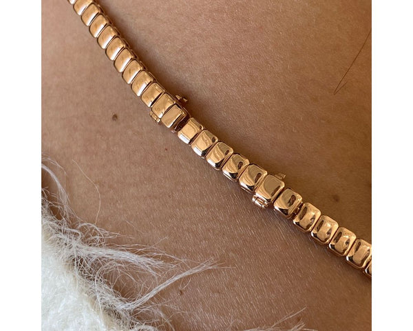 Emrald Lab Grown Diamond Tennis Necklace