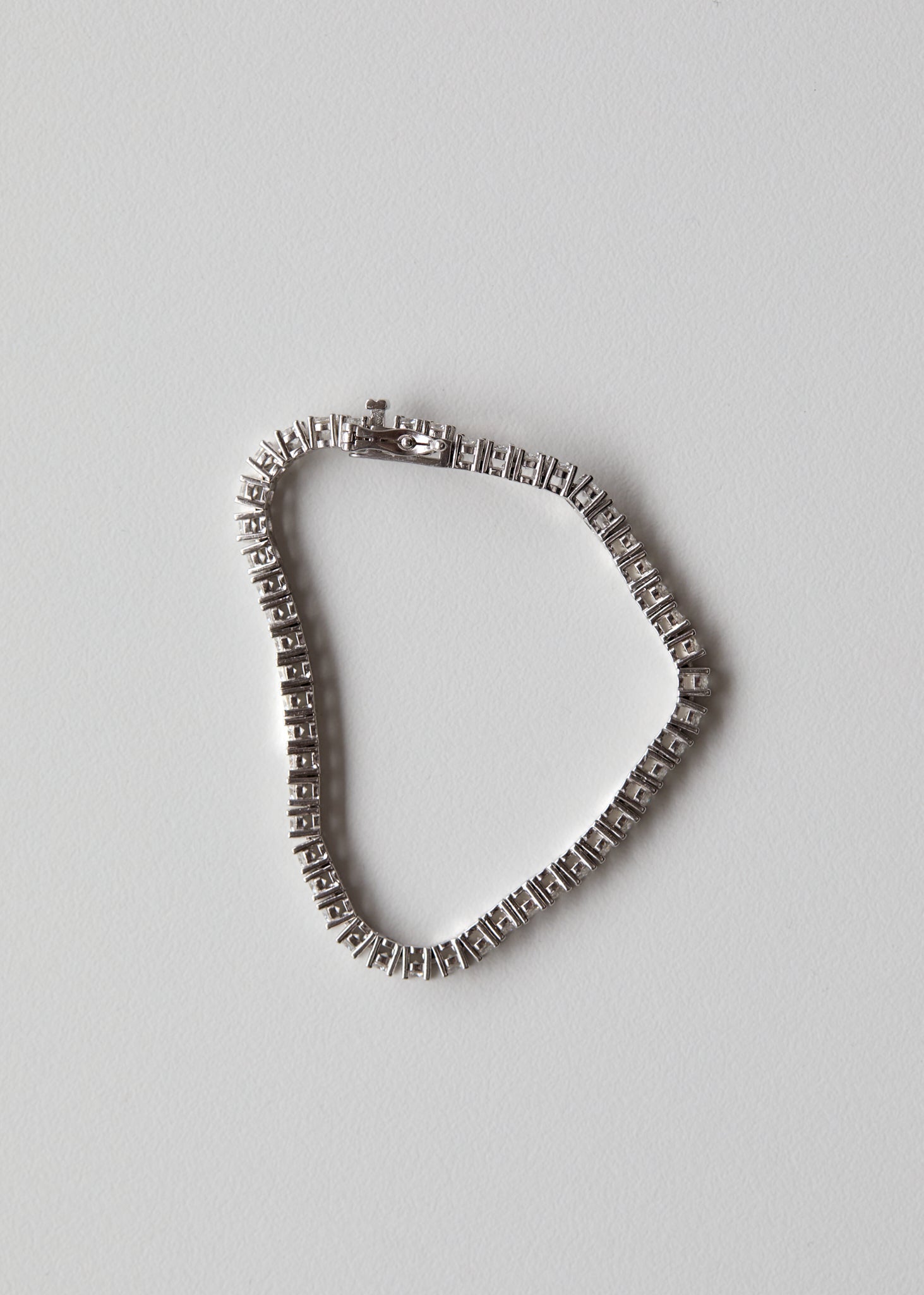 Round Lab Grown Diamond Tennis Bracelet
