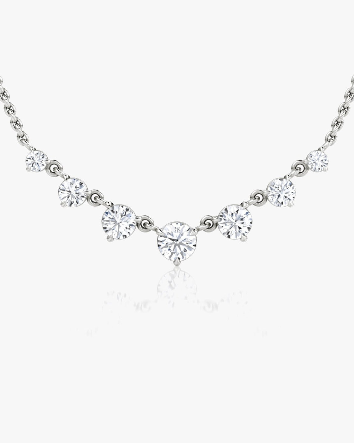 0.25 CT Round F/VS Lab Grown Diamond Necklace - Camila Brown