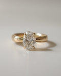 Oval cut moissanite solitaire engagement ring in platinum setting, 1.60-3.50 carats

