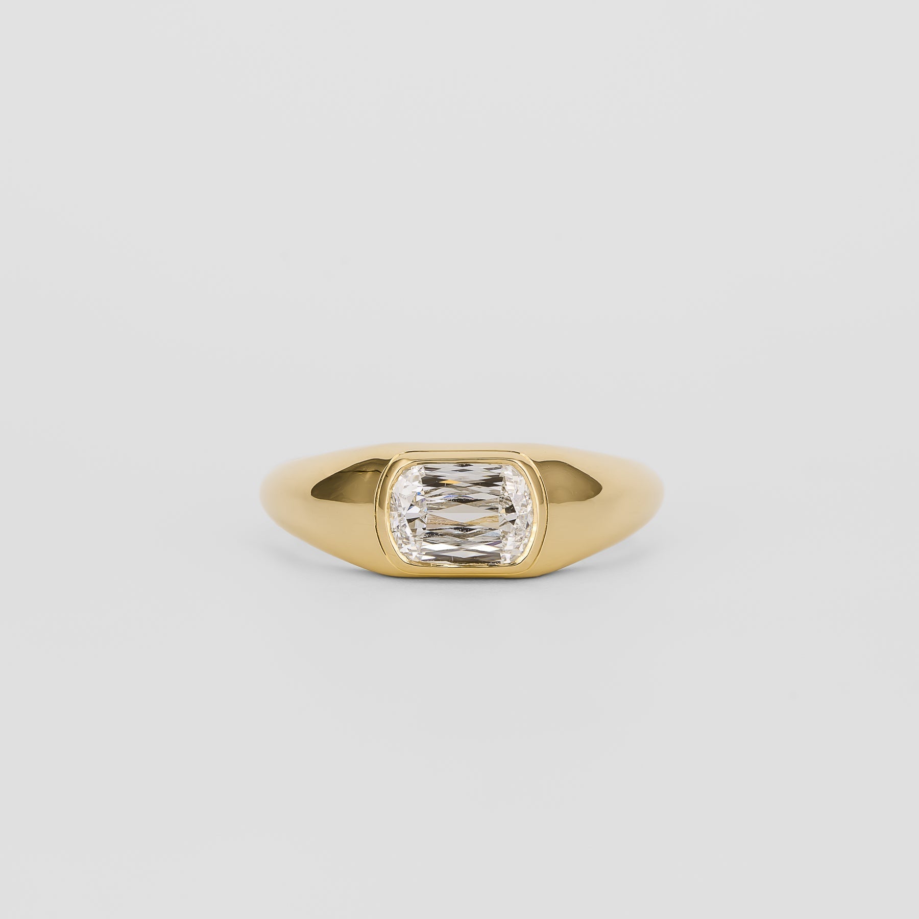 1.0 CT Cushion/Scissor F/VS1 CVD Diamond Unique Engagement ring