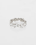 0.30 TCW Pear EF-VVS Diamond Endless Wedding Band