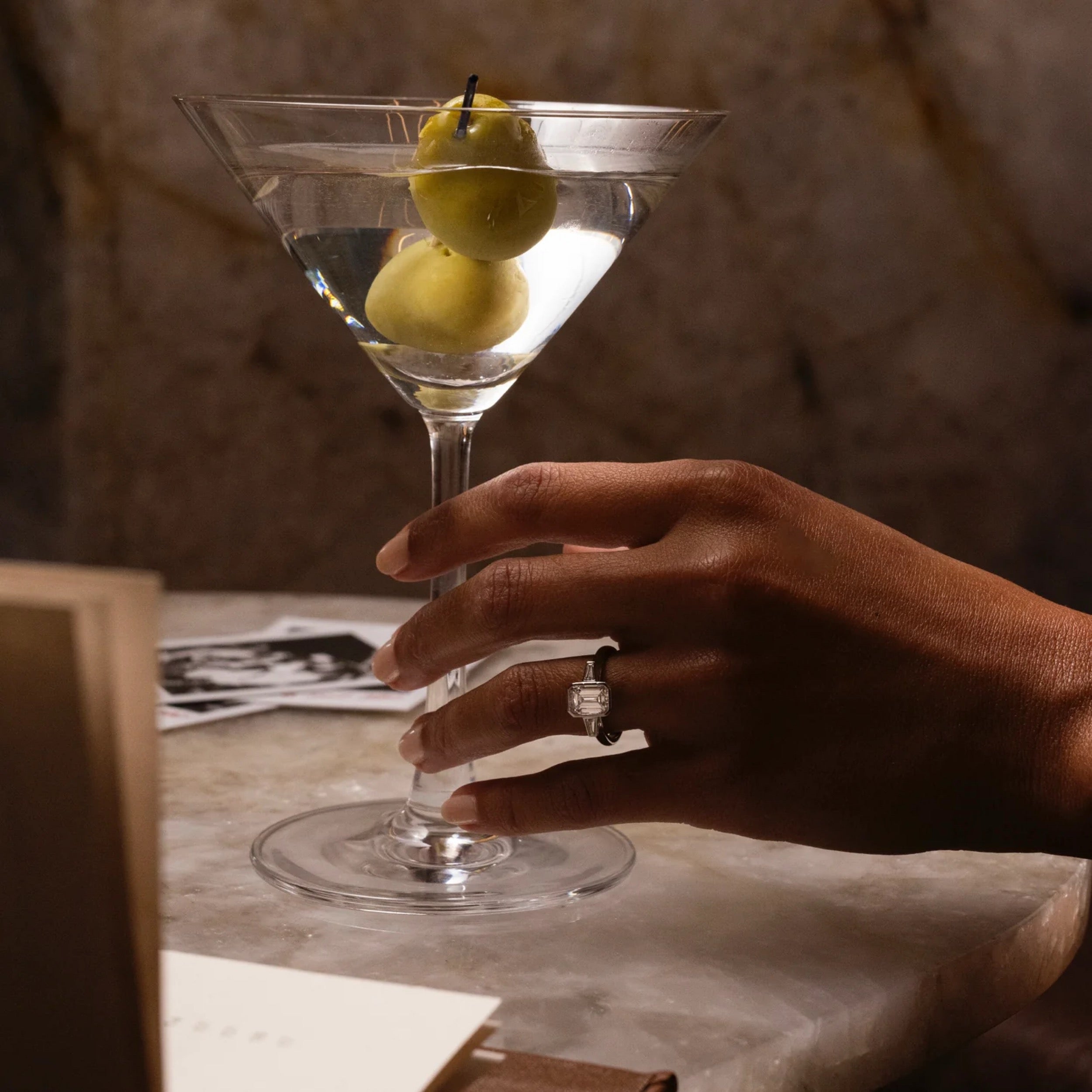 1.5 - 2.5 CT Emerald Lab Grown Diamond Trilogy Engagement Ring