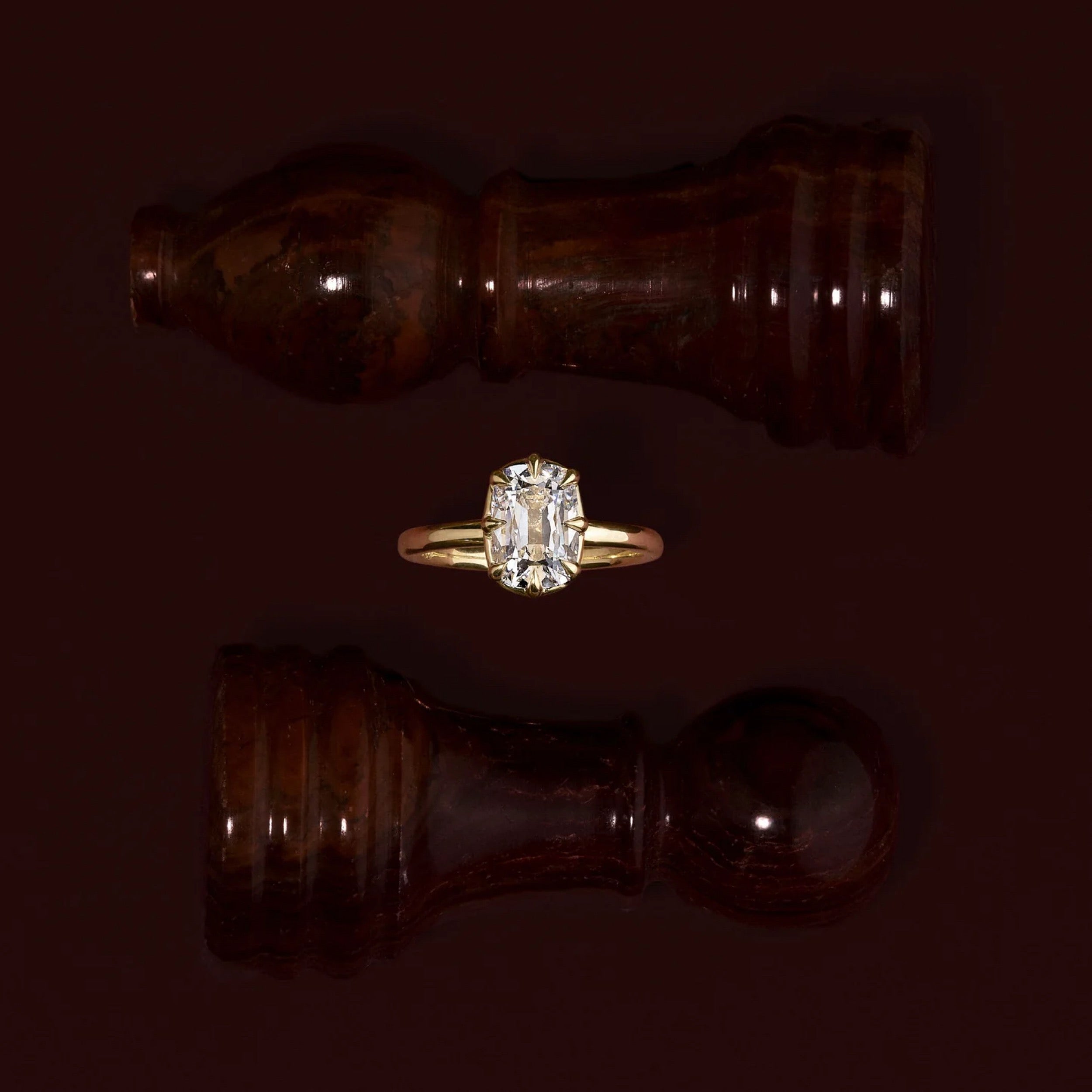 2.0 - 4.0 CT Elongated Cushion Lab Grown Diamond Solitaire Engagement Ring